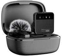 Micro-cravate Micro de studio Easypix MyStudio® Wireless Mic Duo Type de transmission (détails):filaire, radio avec bonnette anti-vent, avec mallette de