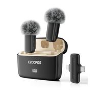 Micro Cravate Sans Fil avec Boîtier de Charge pour lPhone, lPad et Android , Mini Microphone Sans Fil avec Réduction de Bruit, 36H d’Autonomie, Idéal pour Vidéo, YouTube, Vlog et Live Streaming