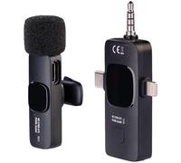 Micro cravate sans fil avec connecteurs USB-C/Lightning/jack 3,5 mm [Callstel]