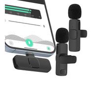 Micro cravate sans fil avec Récepteur Lightning pour iPhone Noir