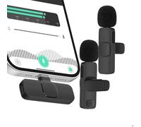 Micro cravate sans fil avec Récepteur USB C pour Smartphone Noir