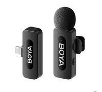 Boya Audio Microphone lavalier BY-V1 V2.0 sans fil Lightning 1 x TX et 1 x RX