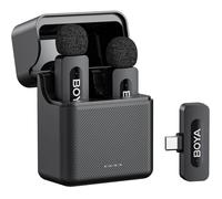 Micro-cravate sans fil BOYA BY-V30 - USB-C, 36 h autonomie, réduction de bruit ENC