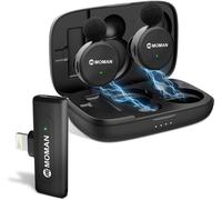 Micro Cravate Sans Fil, Cp2(A) Microphone Lavalier Wireless Pour Iphone/Lightning Avec Étui De Chargement, Mini Mic Dual Pour Youtube, Interview, Vlog, Tiktok¿Microphone-Lavalier-Sans-Fil-Ip[X975]