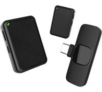 Micro Cravate Sans Fil,Gimpro Mb1X(C) 2.4Ghz¿Type-C¿ Microphone De Poche 2Tx&1Rx Avec Sourdine À 1 Pression Et 3 Modes De Débruitage Pour Les Live Tiktok Youtube,Micro-Cravate-Sans-Fil-Smartphone