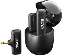 Micro Cravate Sans Fil,Microphone 3,5 Mm Pour Appareil Photo Avec Suppression Du Bruit Et Transmission 100M Plug And Play Pour Appareil Photo/Caméscope/Enregistreur-By-Wm3T-M2