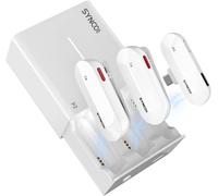 Micro Cravate Sans Fil, P2T¿Type-C¿ Mic Lavalier 2.4Ghz Avec Boîtier De Charge Plug&Play 2 Tx & 1 Rx Pour Android Phones Tablet Youtube Vlog Interview, Microphone-Cravate-Sans-Fil-Smartphone