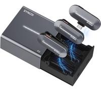 Micro Cravate Sans Fil, P2T¿Type-C¿ Mic Lavalier 2.4Ghz Avec Boîtier De Charge Plug&Play 2*Tx & 1*Rx Pour Android Phones Tablet Youtube Vlog Interview, Microphone-Cravate-Sans-Fil-Smartphone