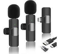 Micro Cravate Sans Fil, Plug & Play Pour Iphone/Taye-C, Réduction Intelligente Du Bruit Pour Youtube, Vlog, Tiktok, Interviews (Noir)¿