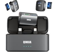 Micro Cravate Sans Fil Pour Iphone/Android/Caméra/Ordinateur - Réglage Du Gain, Réduction Du Bruit Par Ia, Boîtier De Recharge, Mini Microphone Magnétique Pour Vlog, Streaming