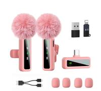 Micro Cravate sans Fil pour iPhone,iPad, Android,Caméra, Ordinateur, Portable, Mini Microphone avec réduction du Bruit, appairage Automatique,pour Vlogging,Enregistrement vidé, Vlog