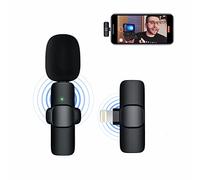 Micro Cravate sans Fil pour iPhone - Plug Play - Mini Microphone à Clipser pour Chemise TikTok Youtube Facebook Live Stream Vlog Enregistrement vidéo