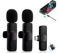 Micro Cravate Sans Fil Pour Smartphones ¿ Mini Micro Plug & Play Pour Tiktok, Youtube Et Fb Live Streams ¿ Aucune Application Ou Bluetooth Nécessaire