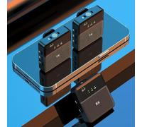 Micro cravate sans fil, transmission stable anti-interférences, longue durée de vie de la batterie (1 en 2)