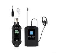 Micro cravate sans fil UHF 16 canaux réduction du bruit | 16 canaux sélectionnables, signal stable UHF, réduction du bruit, voix claire, minimise les interférences