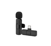 Micro-cravate Sans Fil USB-C pour Smartphone et Tablette Rechargeable Noir