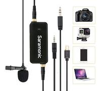 Micro-Cravate Saramonic LavMic Premium avec 2 canaux Audio Mixer et Sorties pour Smartphones iPhone/Android, GoPro, appareils Photo Reflex, caméscopes & enregistreurs Portables