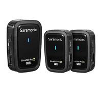 Micro Cravate Saramonic, micro cravate sans fil batterie 10 heures, micro cravate iphone rechargeable pour appareil photo, PC, iPhone, Andriod, enregistrement d'interview, Vlogs-Blink500 ProX Q20