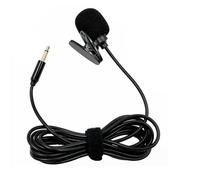 Micro cravate stéréo avec mini microphone filaire, prise 3,5 mm, pour haut-parleur et interprète