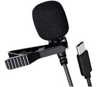 Micro-cravate USB-C avec Réduction de bruit Clip Rotatif 1.5m LinQ Noir