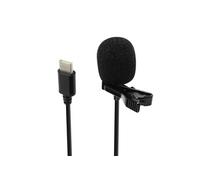 Puluz Micro Cravate USB-C Omnidirectionnel Bonnette Anti-vent 1.5m Noir