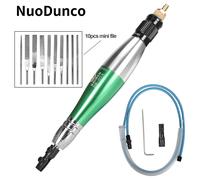 Micro-crayon pneumatique ultrasonique de 1/8 pouces, broyeur, lime de meulage alternative pour le polissage et l'ébavurage Set 2 10pcs file