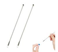 Micro Cuillères à Échantillon, Cuillère de Laboratoire, Cuillères en Acier Inoxydable, Spatules de Laboratoire, Cuillère à Double Tête en Acier Inoxydable Spatula, 20cm, 2 Pièces