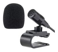 Micro de 3,5 mm Microphone Externe Portable Mic Compatible avec JVC Kenwood Sony Alpine pour Unité Principale de Voiture