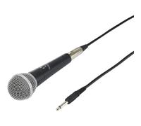 Micro de chant Renkforce PM58B Type de transmission (détails):filaire avec