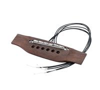 Micro de chevalet piézo pour guitare acoustique 6 cordes offrant une sensation de guitare électrique