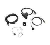 Micro de Gorge, Casque de Contrôle de Gorge Rétractable 7,1 Mm Prise Jack 3,5 Mm U94 PTT avec Microphone de Doigt PTT pour TK 3107