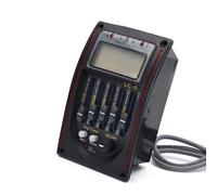 Micro de guitare acoustique 5 bandes haute sensibilité avec accordeur Pièce de rechange pour une utilisation professionnelle