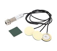 Micro de Guitare Auto-adhésif, Micro de Guitare Classique, Micro de Guitare, évite le Trépanage, Transducteur Piézo pour Guitare Acoustique électronique, Violon, ukulélé (BLACK)