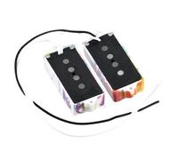 Micro de guitare basse avec motif artistique coloré pré-câblé pour modèles à 4 cordes. Caractéristiques : résistance de remplacement pour basse