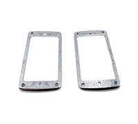 Micro de guitare électrique avec gravure artistique en métal - Structure à double tour - Cadre mixte permanent en métal - Accord mondial - Micro de guitare double tour