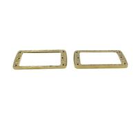 Micro de guitare électrique en métal avec gravure artistique - Structure à double tour - Cadre mixte permanent - Accord mondial - Micro Humbucker incisé