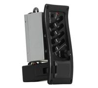 Micro de Guitare Folk Noir pour Guitare Acoustique, Contrôle Précis | ABS Électronique, Installation Facile et Portable, Prise Audio 6,35mm Incluse, Usage Multi-fonction