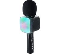 BigBen Jouet musical Microphone Karaoké avec effets lumineux Noir