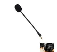 Micro de Remplacement pour Logitech G Pro/G Pro X, Perche Microphone pour G ProX Casque Gaming, Micro Perche Amovible 3,5 mm Plaqué Or, Antibruit avec Mousse, Bras Flexible Réglable, Choix Idéal Gens