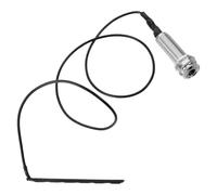 Micro de Rosace pour Guitare Acoustique, Capteur Piézo Argenté | Installation sans Perçage, Reproduction Précise du Son, Usage Scène et Studio, pour Ukulélé et Interfaces