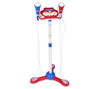 micro de scène junior 89 cm rouge/blanc/bleu 3-pièces