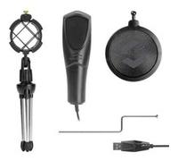 Speedlink Microphone de streaming Audis trépied et filtre anti-pop