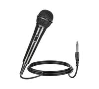 Micro Dynamique Karaoké Microphone à Main Micro Haut Parleur Vocal Dynamique Cardioïde Portable Jack 6,5mm XLR Pour Enfants Adultes Chanter Discours Mariages Activités Band Streaming KTV Podcast Etc