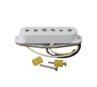 Micro Électrique De Guitare Accessoires De Guitare Électrique Entrelacés De Micro À Bobine Unique Alnico 5 Rétro Professionnel(Cream Bridge)