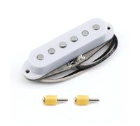 Micro Électrique De Guitare Accessoires De Guitare Électrique Entrelacés De Micro À Bobine Unique Alnico 5 Rétro Professionnel(Cream Middle)