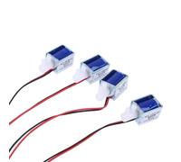 Micro électrovanne électrique Air-eau 4.5V 6V 12V 24V, normalement fermée, contrôle du débit d'eau N/C for électrovanne de massage(DC 4.5V)