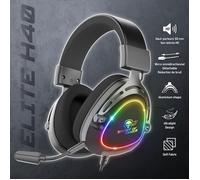 Casque circum-aural filaire Spirit Of Gamer Elite H41 pour PC Mac PS4 PS5 Nintendo Switch Xbox One Xbox Series X et S Noir