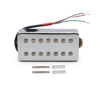 Micro en laiton de style LP à 7 cordes 8,5K/14K | Laiton, utilisation de guitare LP, vis à fente, séparation de bobine, humbucker(Neck Chrome)