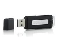 Micro espion - Clé USB - 8GB - Enregistrement 140 heures - USB 20 - Noir
