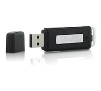 Micro espion Clé USB noire 8GB